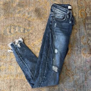 Flying monkey skinny jeans
